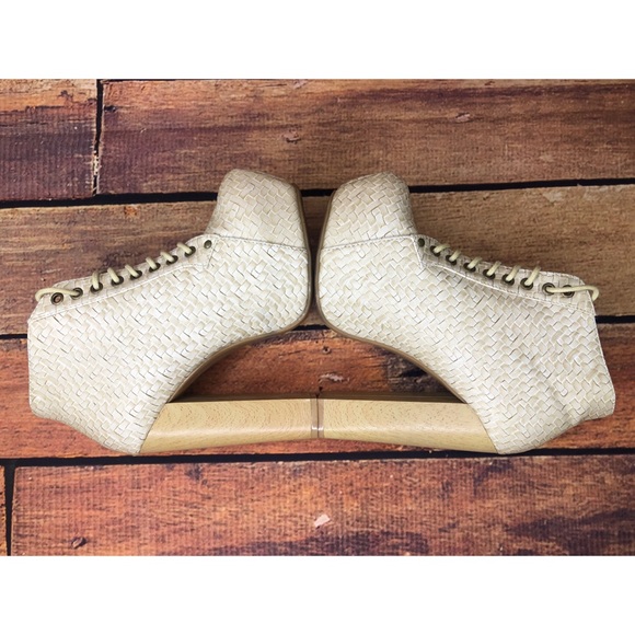 Shtekh Tan Weave Pattern 5" Retro Steam Platform - Picture 5 of 9